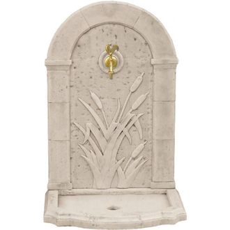 Habitat et Jardin Habitat Et Jardin - Fuente roseau - De Piedra Reconstituida - 62 X 42 X 93 Cm