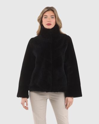 Gorski REVERSIBLE MERINILLO SHEARLNG LAMB JACKET