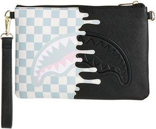 Sprayground CREAM CHECK UNFINISHED SHARK CROSSBODY POUCHETTE