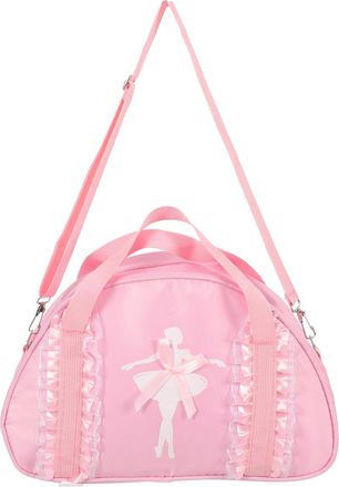 Yardwe Shoulder Ballet Dance Bag for Cute Pink Patterned Ballet Bag for Gym Yoga Travel Stylish Gift for Little Dancers