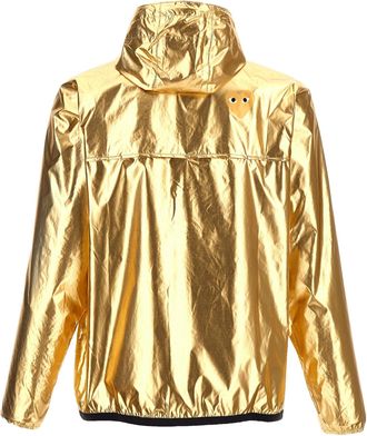 Comme Des Gar&ccedil;ons Metallic Hooded Waterproof Jacket - Gold