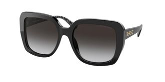 Michael Kors MK2140 MANHASSET 30058G Womens Sunglasses Black Size 55