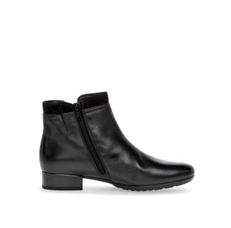 Gabor Veda Double-Zip Ankle Boot In Black