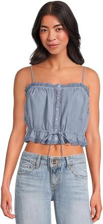 Free People Wistful Daydream Tube Womens Clothing Faded Denim : XL (Womens 14), Cotton