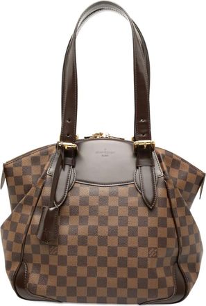 Louis Vuitton 2010 Damier Ebene Verona MM shoulder bag - Bruin