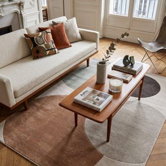 AFK Living Alfombra suave para un interior de dise&ntilde;o 80 x 150 cm