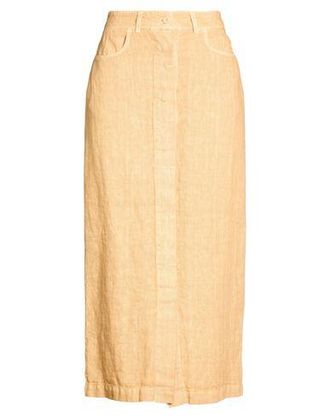 120% Lino BOTTOMWEAR - Midi skirts sur YOOX.COM