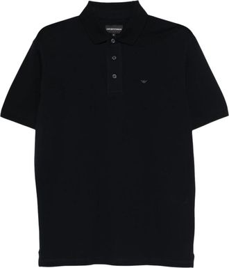 Emporio Armani Black Logo Polo