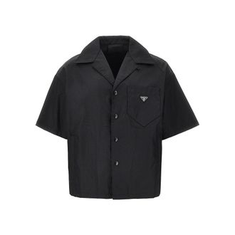 Prada Re-Nylon short-sleeved shirt Man XL