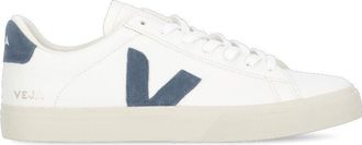 Veja White Campo Suede Leather Sneakers