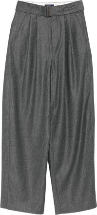 SOEUR Pleated Belted Trousers