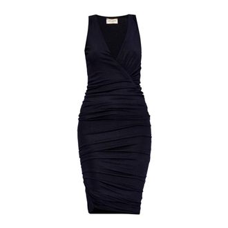 Saint Laurent Dames, Jurken, Blauw, Maat: XS