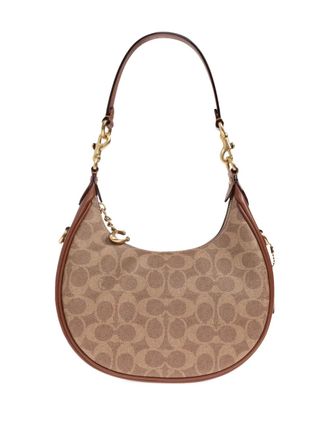 Coach Joanie pattern charm tote bag - women - Canvas - One Size - Neutrals