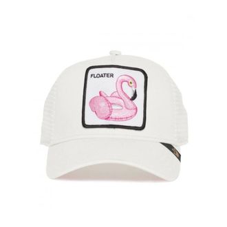 Goorin Brothers Accessoires, Dames, Wit, ONE Size, Katoen, Animal Farm Trucker Cap Wit Unisex