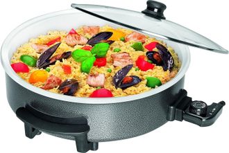 Clatronic Pp 3570 C Sart&eacute;n El&eacute;ctrica Negra 42 Cm