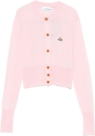 Vivienne Westwood Bea Silk Blend Cropped Cardigan Clothing