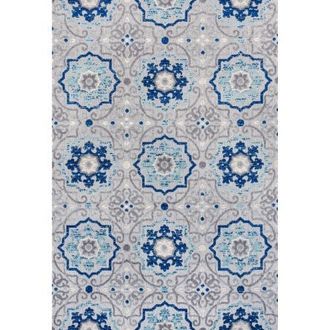 Jonathan Y Designs Mediterranean Medallion Indoor/Outdoor Area Rug in Blue/gray at Nordstrom, Size 4Ft 0In X 6Ft 0In