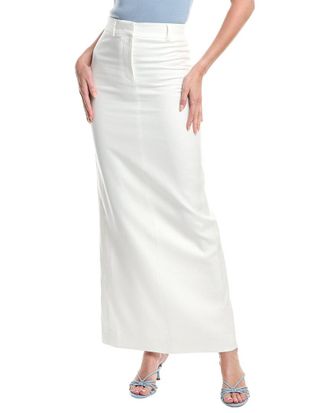 Ronny Kobo Koko Linen-Blend Maxi Skirt