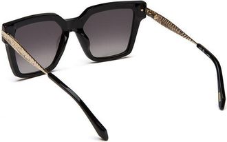 Just Cavalli Womens Sunglasses Shiny Black Acetate