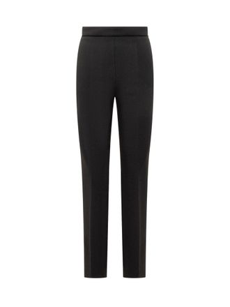 Sportmax Black Tailored Flat Pant
