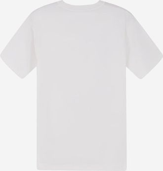 Gucci Womens Cotton T-Shirt With Logo Print White T-Shirts & Jerseys