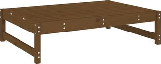 vidaXL Taburete De Jard&iacute;n Madera Maciza De Pino Marr&oacute;n Miel 120x80 Cm Vidaxl