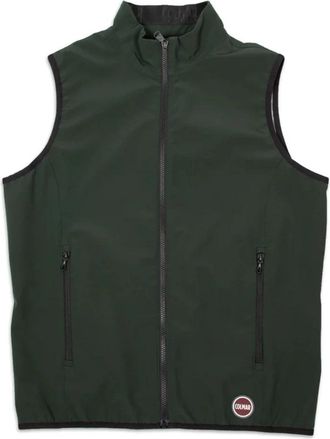 Colmar Heren Stoffen Gilet met Ritszakken - Heren - Bodywarmers - Groen - XL - Nylon - Jassen