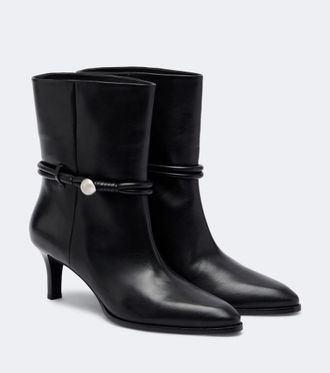 Isabel Marant Botines Telsa de piel adornados