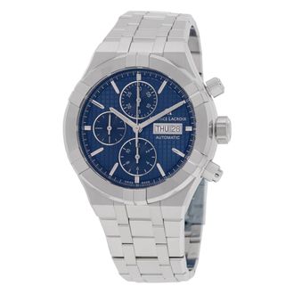 Maurice Lacroix Chronograph Automatic Blue Dial Mens Watch AI6038-SS002-430-2