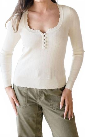 Heartloom Bobbie Top In Ivory