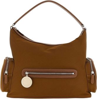 Stella McCartney Borsa a spalla Hobo in nylon - - Bags - Donna - Marrone - ONE SIZE