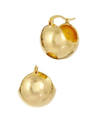 Savvy Cie Jewels 18K Plated Hoops