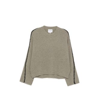 Kujten Ribbed Whipstitch-trim Sweater