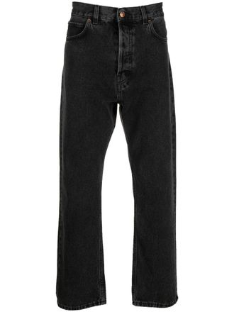 Haikure mid-rise straight-leg jeans - Black