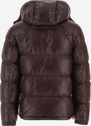 Polo Ralph Lauren Hooded Nylon Padded Down Jacket - Brown