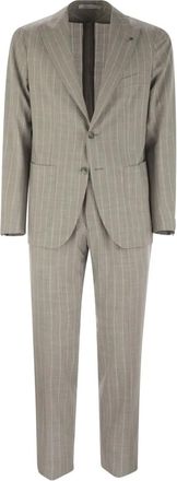 Tagliatore Completo due pezzi gessato - Grigio