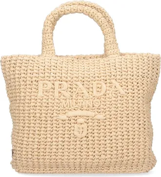 Prada Borsa Tote In Crochet
