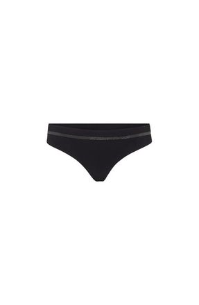 Brunello Cucinelli Techno jersey bikini bottoms with monili in Black at Nordstrom, Size 40 It