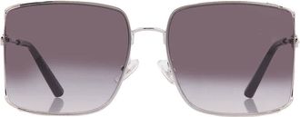 Coach Grey Gradient Square Ladies Sunglasses HC7174D 90013C 59