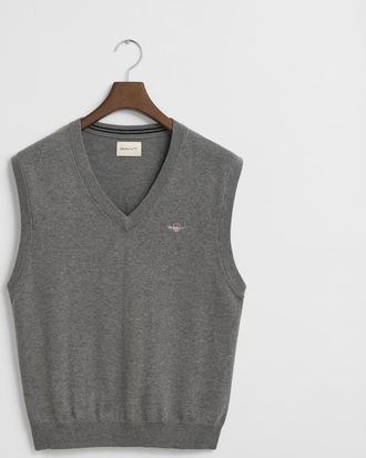 GANT Pullunder »CLASSIC COTTON VEST« V-Ausschnitt, regular fit
