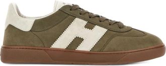 Hogan Groene Veterschoenen Memory Foam Binnenzool - Heren - Sneakers - Groen - 45 EU - Schoenen