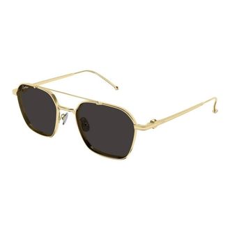 Cartier Sunglasses, male, Yellow, Size: 53 MM Sunglasses