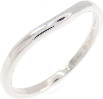 Cartier Platinum Platinum 950 Band Ring (Pre-Owned)