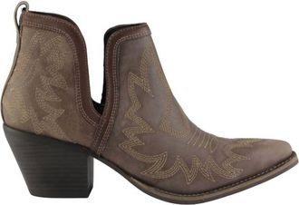 Myraswim Womens Katherine Genuine Leather Boot In Brown