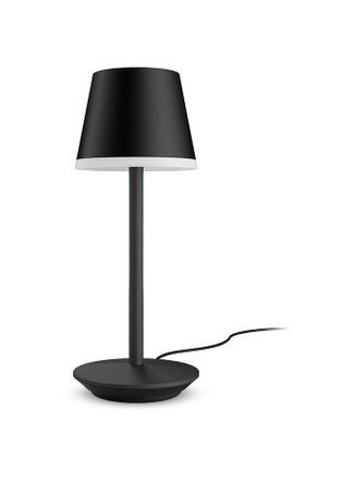 Philips Hue Go L&aacute;mpara Led De Mesa Port&aacute;til Y Recargable Negra - 40459500
