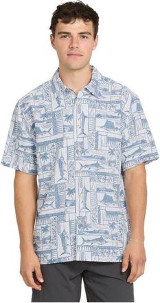 Quiksilver East Cape Short Sleeve Shirt in White at Nordstrom, Size Xx-Large