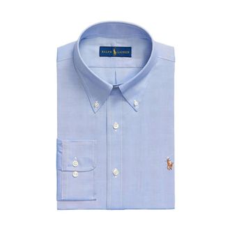Polo Ralph Lauren Camicia Oxford Custom Fit - - Shirts - Uomo - Blu - L