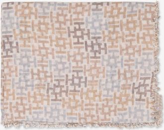 Hemisphere Rechteckige Kaschmirstola mit Triple H Logo