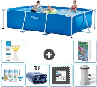 Intex Piscina Con Estructura Rectangular - 300x200x75 Cm - 7-piezas S59