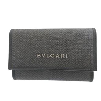 Bulgari Pre-owned Vintage Canvas Portemonnee - Dames - Vintage Accessoires - Grijs - ONE Size - Vintage